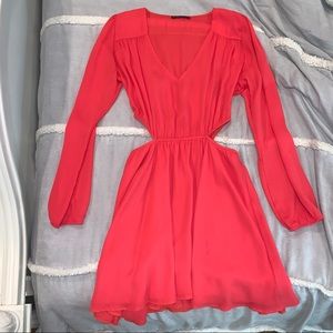 long sleeve evening dress